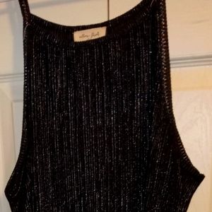 Ultra Flirt plus size 2x black metallic dress